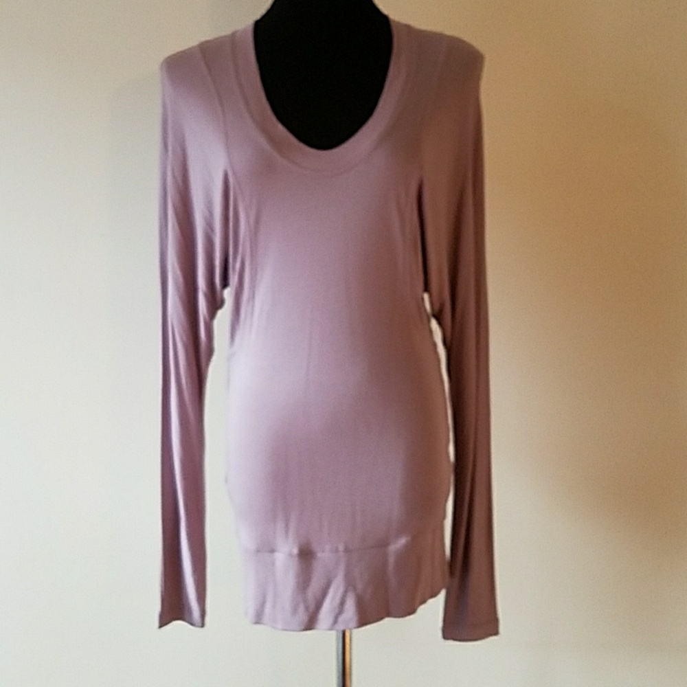 BCBG Maxazria scoop neck tunic Dolman sleeves